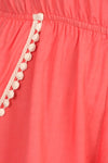 Coral Capri Romper