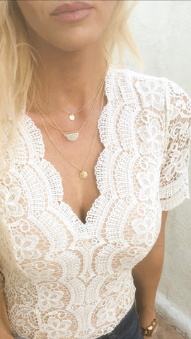 Moon dust necklace set