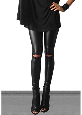 City nights leatherette leggings