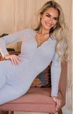 Heather Gray Sleep Onsie