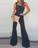 Crowd Pleaser Bell Bottom Jumpsuit