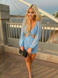 Make Waves Mini Dress