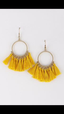 Fringe Hoop - golden
