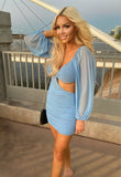 Make Waves Mini Dress